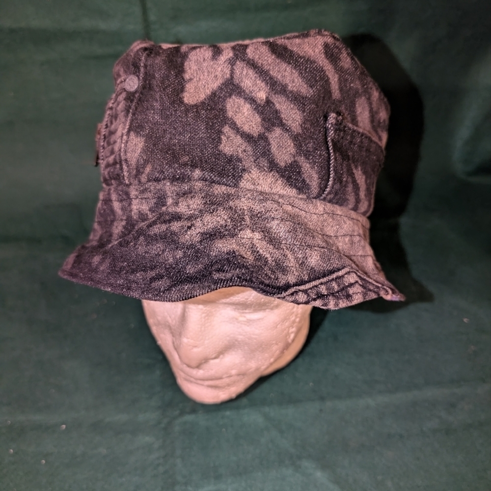 Black Denim Bucket Hat